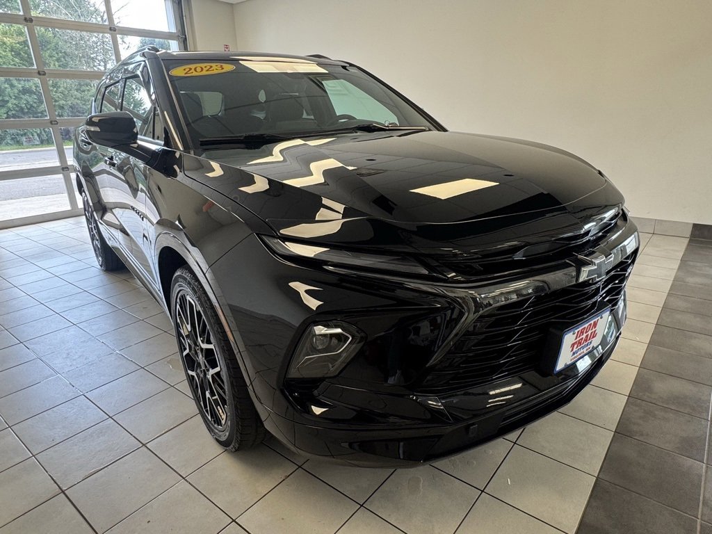 Certified 2023 Chevrolet Blazer RS with VIN 3GNKBKRS7PS224170 for sale in Virginia, Minnesota