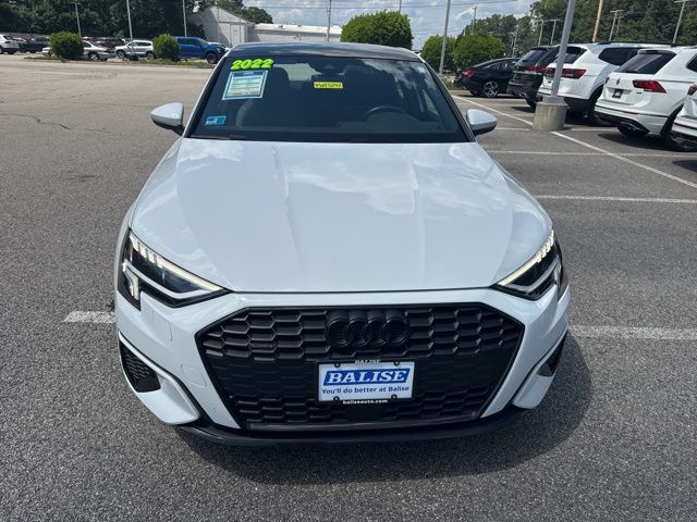 Used 2022 Audi A3 Sedan Premium Plus with VIN WAUHUDGY9NA095392 for sale in West Warwick, RI
