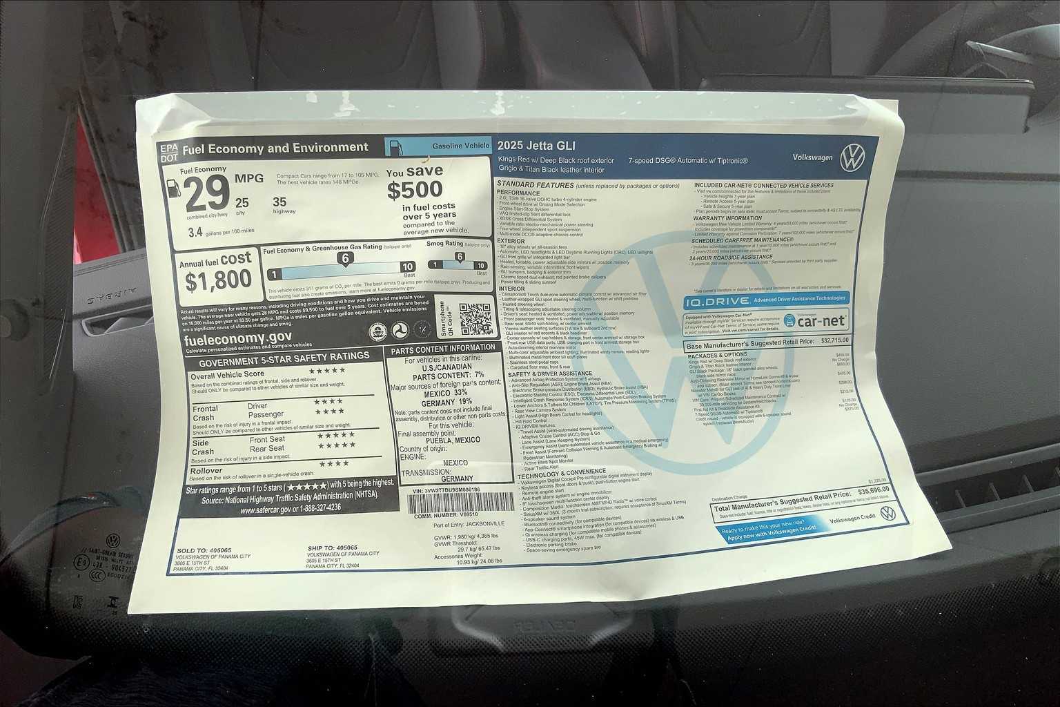 2025 Volkswagen Jetta GLI Autobahn photo 20