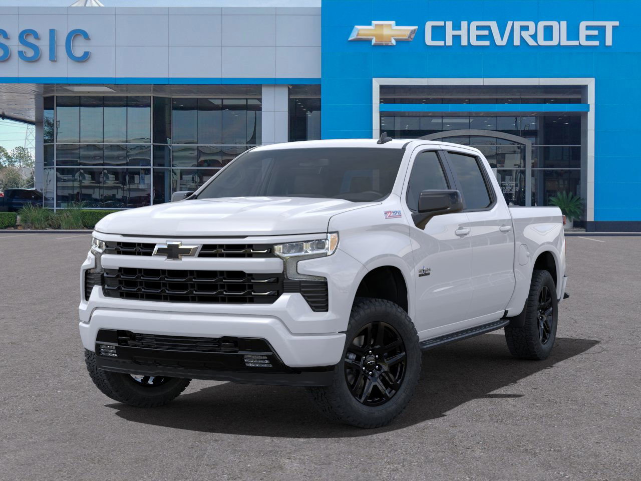 2025 Chevrolet Silverado 1500 RST White at Classic Elite Chevrolet Hwy 6