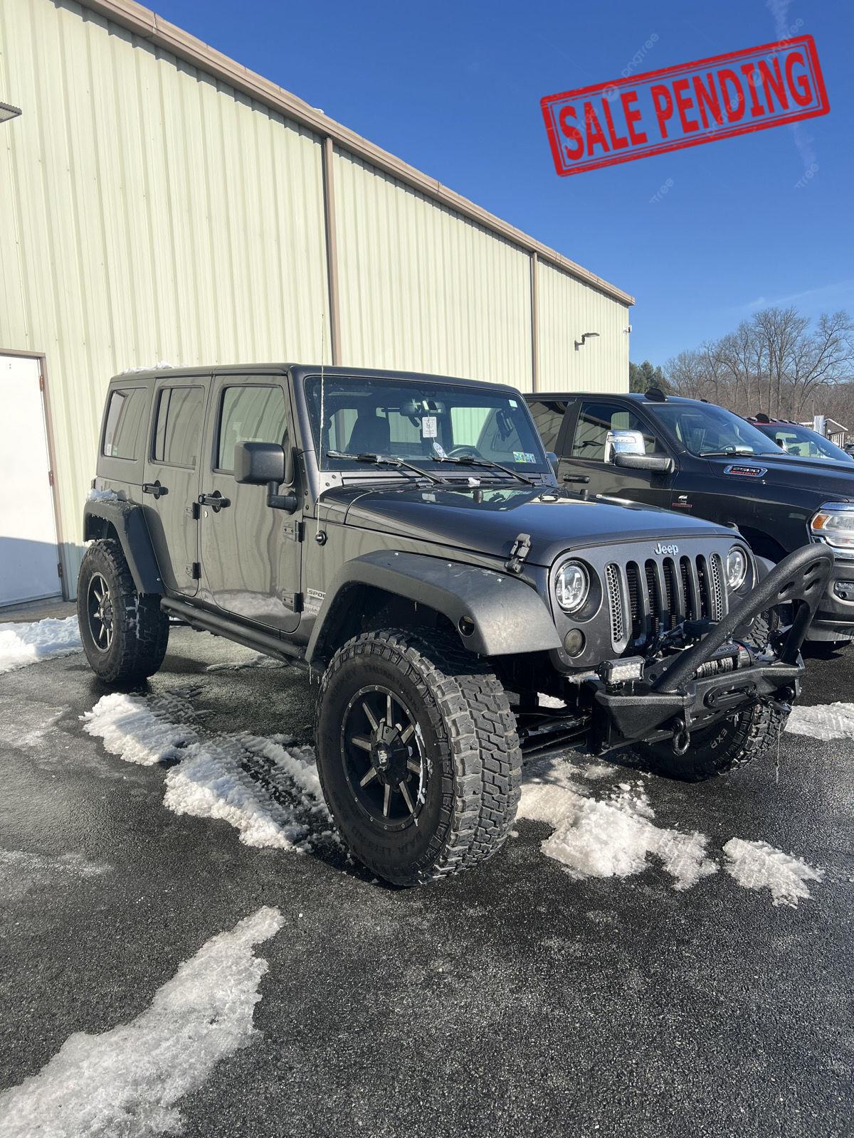 2017 Jeep Wrangler Unlimited Sport S