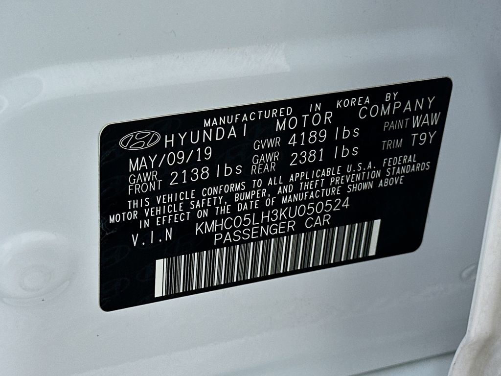 2019 Hyundai Ioniq Electric Limited photo 33