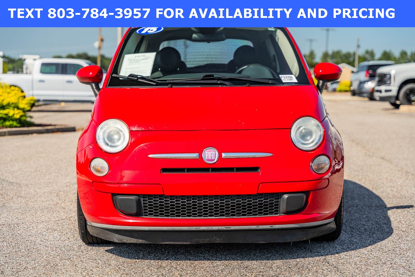 Used 2015 FIAT 500 Pop with VIN 3C3CFFAR8FT569951 for sale in Graniteville, SC