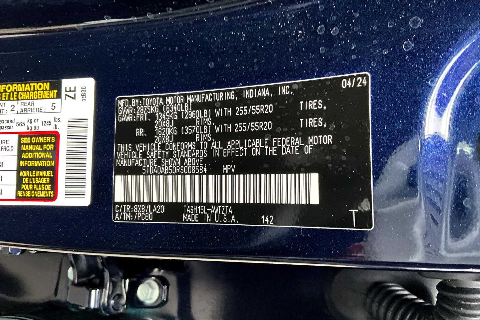 2024 Toyota Highlander Hybrid Platinum photo 31