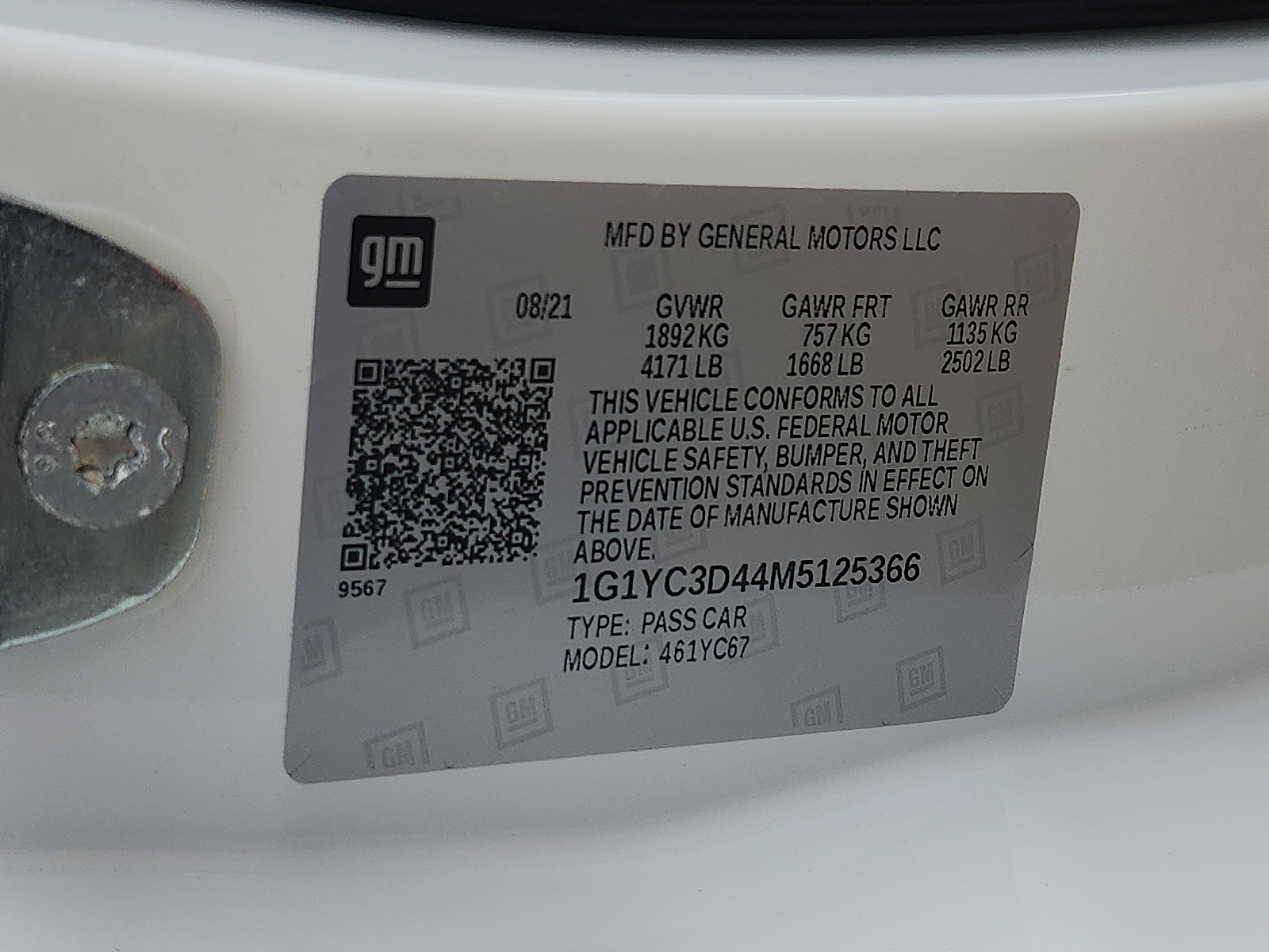 2021 Chevrolet Corvette Stingray Convertible 3LT Z51 photo 4