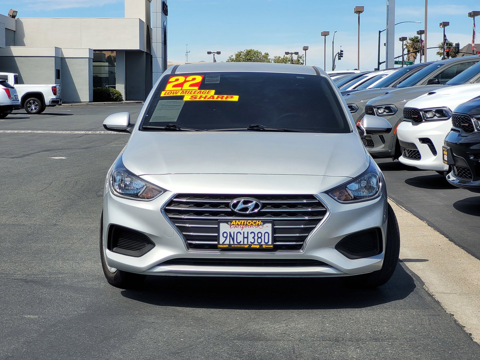 Used 2022 Hyundai Accent SE with VIN 3KPC24A66NE185302 for sale in Antioch, CA
