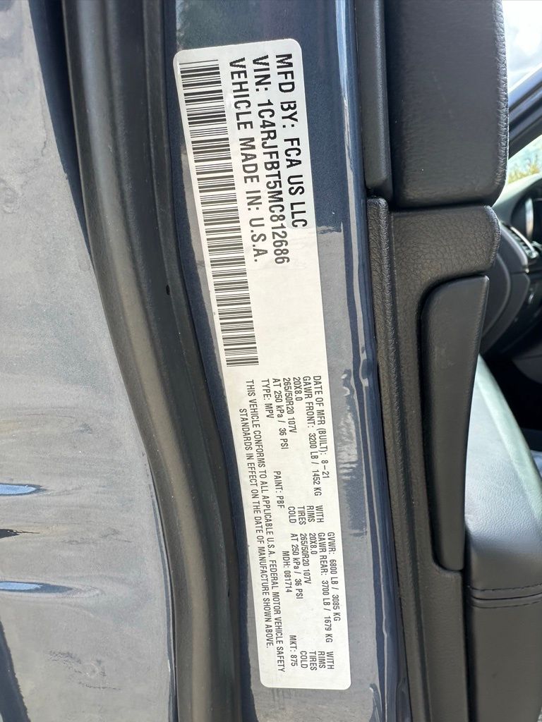2021 Jeep Grand Cherokee Limited X photo 12