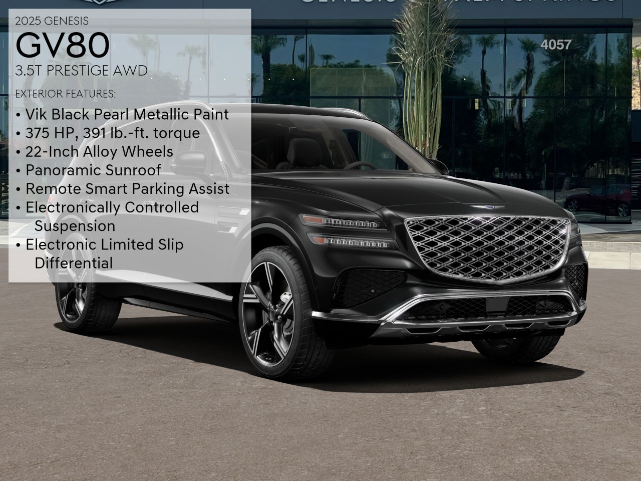 2025 Genesis GV80 3.5T Prestige AWD photo 3