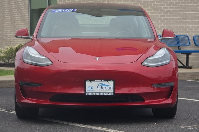 Used 2018 Tesla Model 3 Long Range with VIN 5YJ3E1EA2JF163743 for sale in Hanover, MA