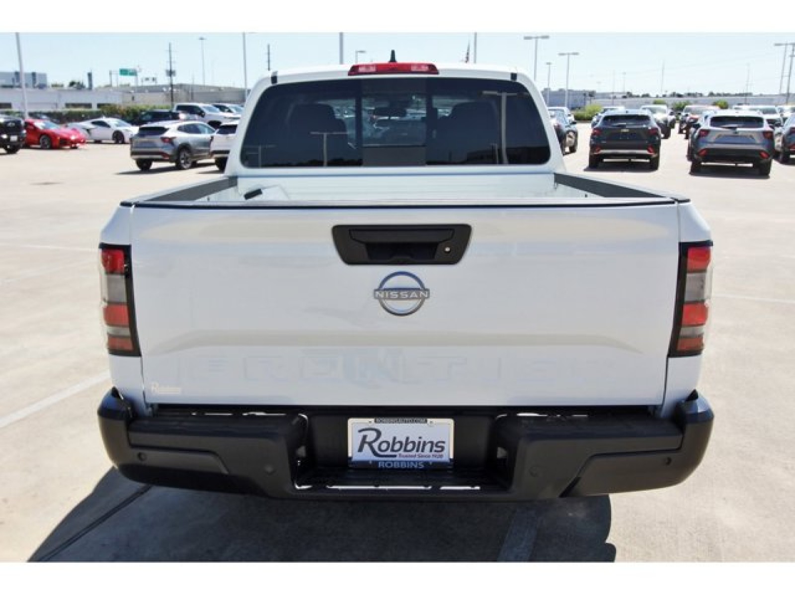 2026 Nissan Frontier S White at Robbins Nissan