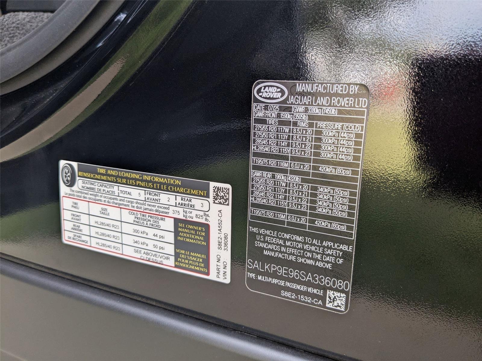 2025 Land Rover Range Rover SE photo 20