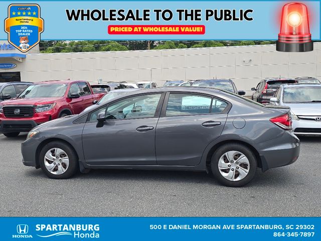 Used 2013 Honda Civic LX with VIN 2HGFB2F55DH545262 for sale in Spartanburg, SC