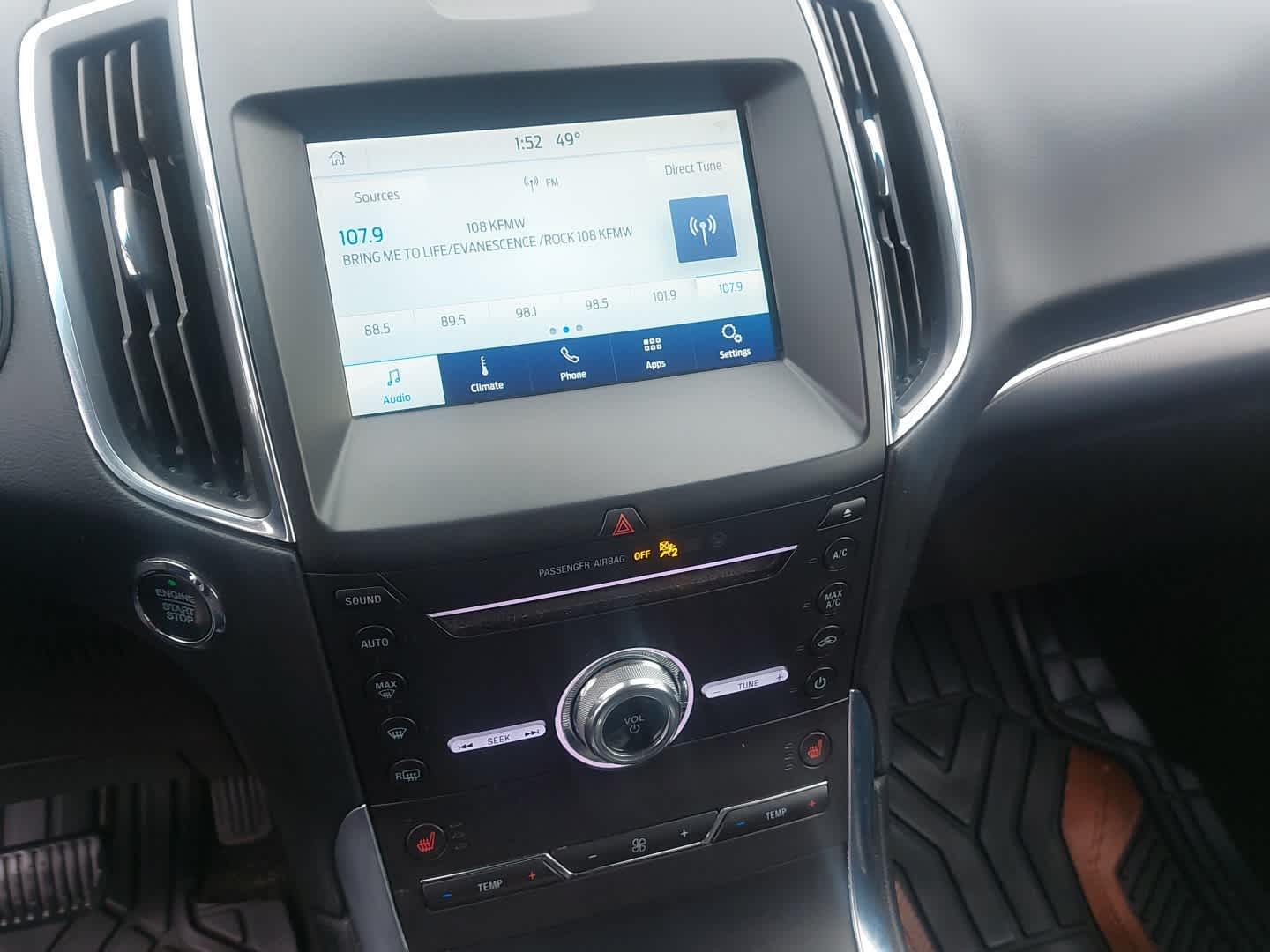 Used 2019 Ford Edge Titanium with VIN 2FMPK4K94KBB96582 for sale in Clear Lake, IA