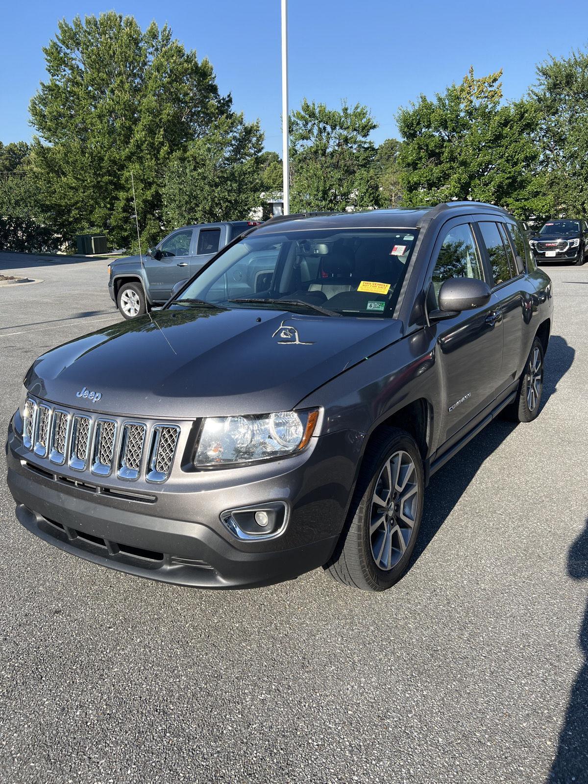 Used 2017 Jeep Compass High Altitude with VIN 1C4NJDEB4HD113555 for sale in Lynchburg, VA