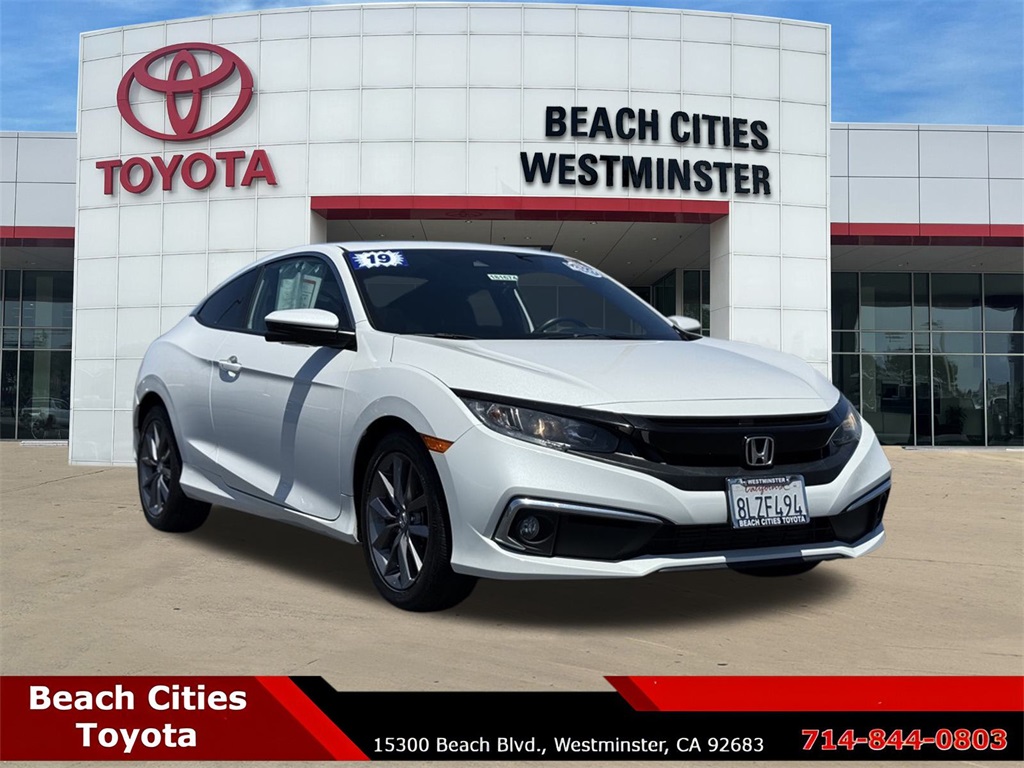 Used 2019 Honda Civic EX with VIN 2HGFC3B30KH352067 for sale in Westminster, CA