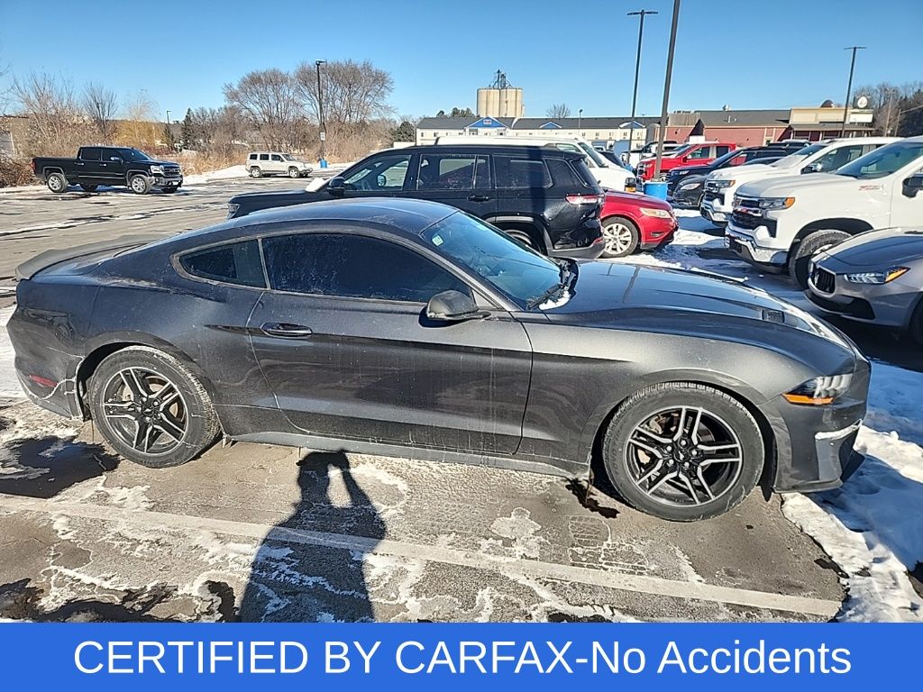 Used 2018 Ford Mustang EcoBoost with VIN 1FA6P8TH5J5125978 for sale in Northfield, MN