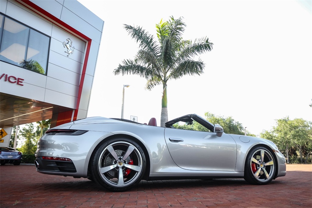 Used 2021 GT Silver Metallic Porsche Carrera S image 22