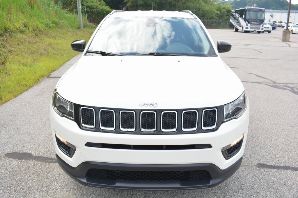 Used 2021 Jeep Compass Sport with VIN 3C4NJDAB1MT558510 for sale in Wellsburg, WV