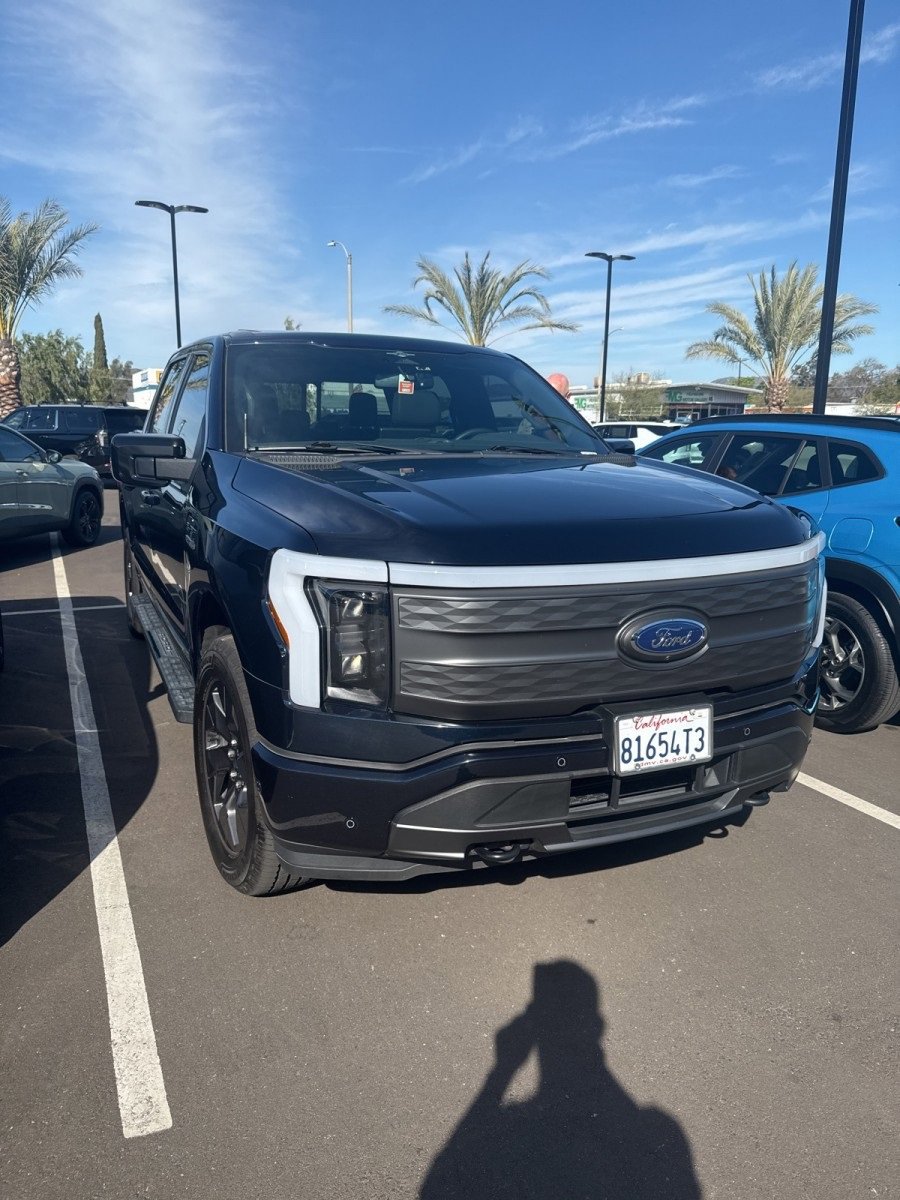 Used 2023 Ford F-150 Lightning Lariat with VIN 1FTVW1EV2PWG10813 for sale in Santee, CA