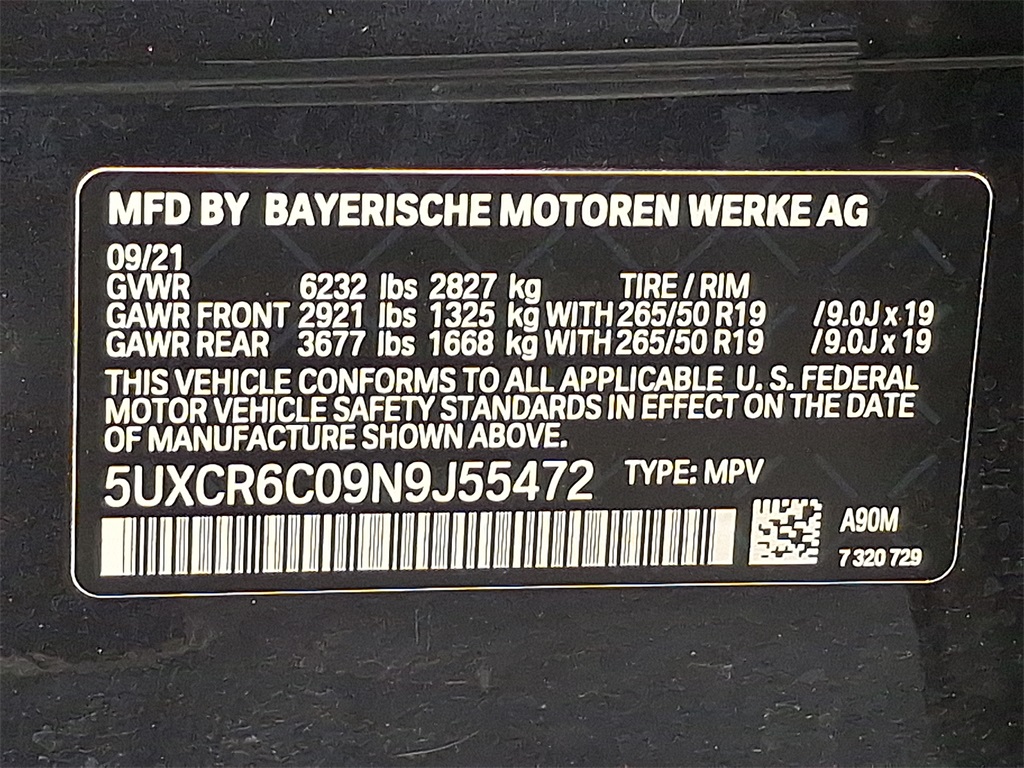 2022 Bmw X5 xDrive40i photo 25