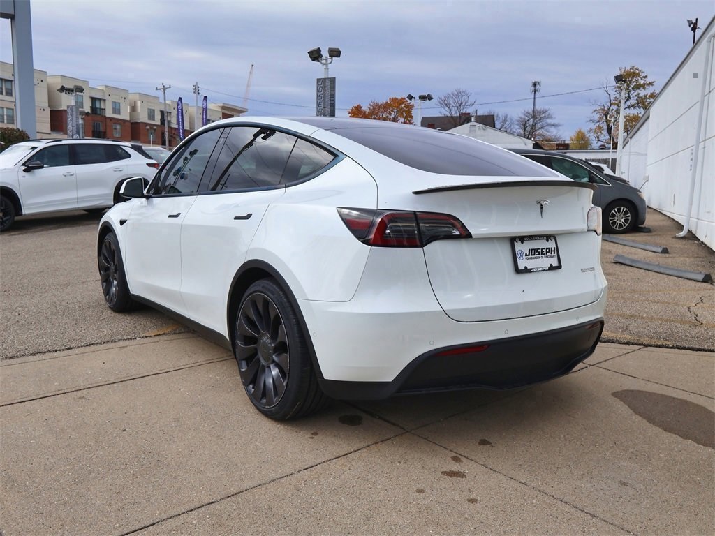 Used 2021 Tesla Model Y Performance with VIN 5YJYGDEF7MF258302 for sale in Cincinnati, OH