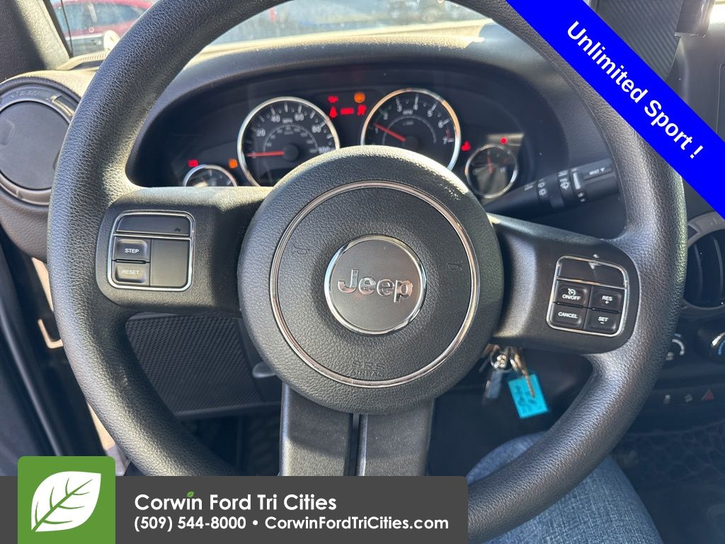 Used 2017 Jeep Wrangler Unlimited Sport with VIN 1C4BJWDG0HL541432 for sale in Pasco, WA