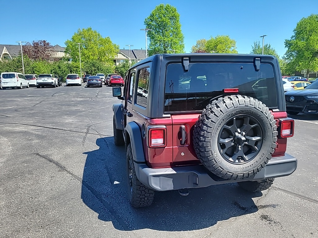 Used 2021 Snazzberry Pearlcoat Jeep Unlimited Willys image 8