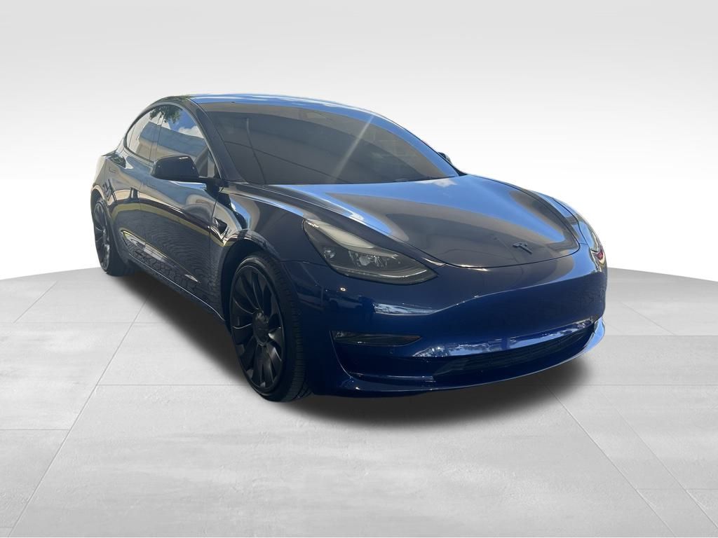 Used 2022 Tesla Model 3 Performance with VIN 5YJ3E1EC9NF229633 for sale in Lake Worth Beach, FL