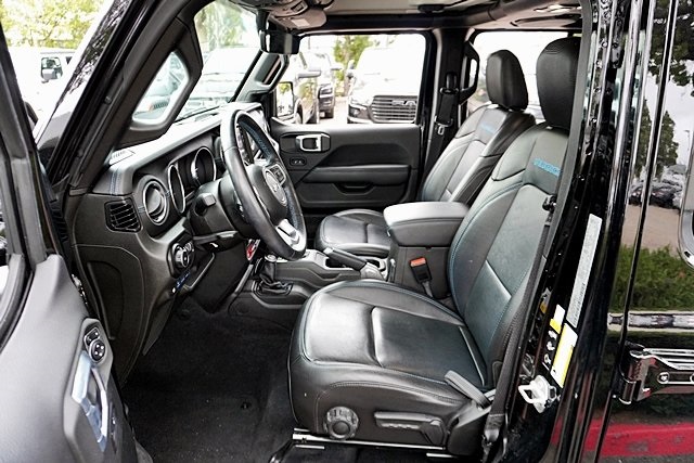 Used 2021 Black Jeep Unlimited Rubicon 4xe image 15