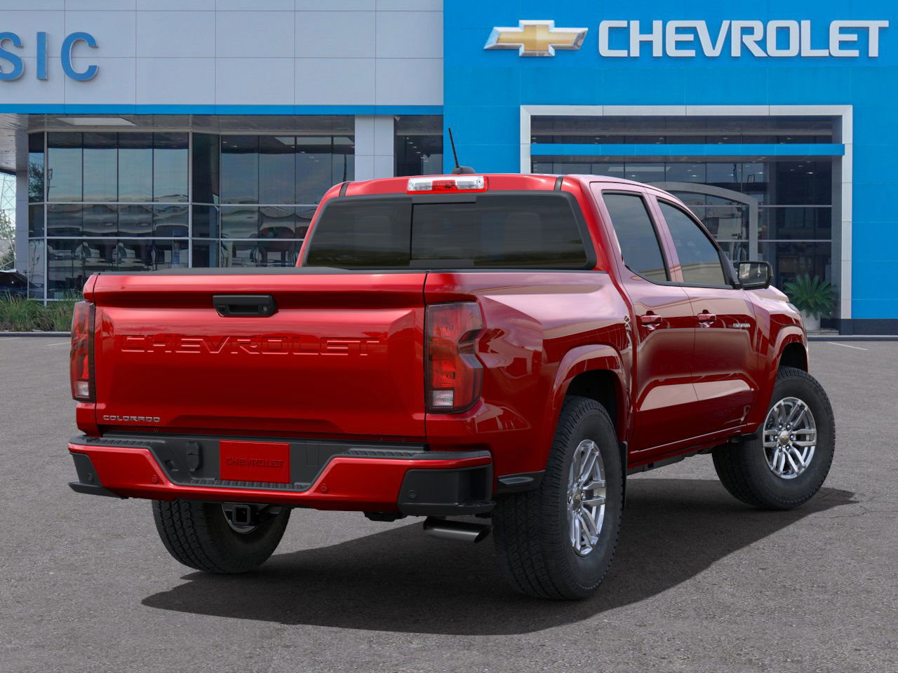 2025 Chevrolet Colorado WT/LT Red at Classic Elite Chevrolet Hwy 6