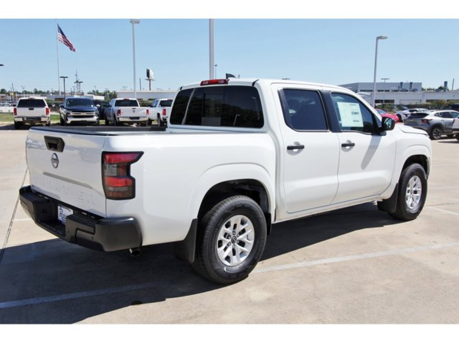 2026 Nissan Frontier S White at Robbins Nissan