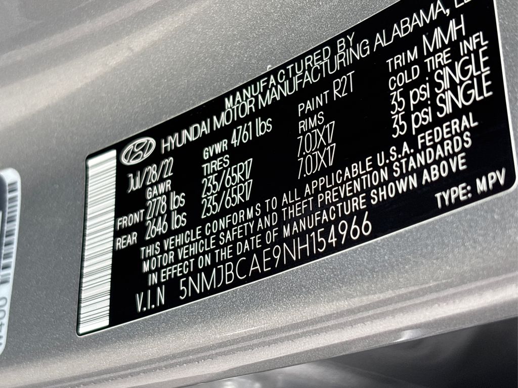 2022 Hyundai Tucson SEL photo 14