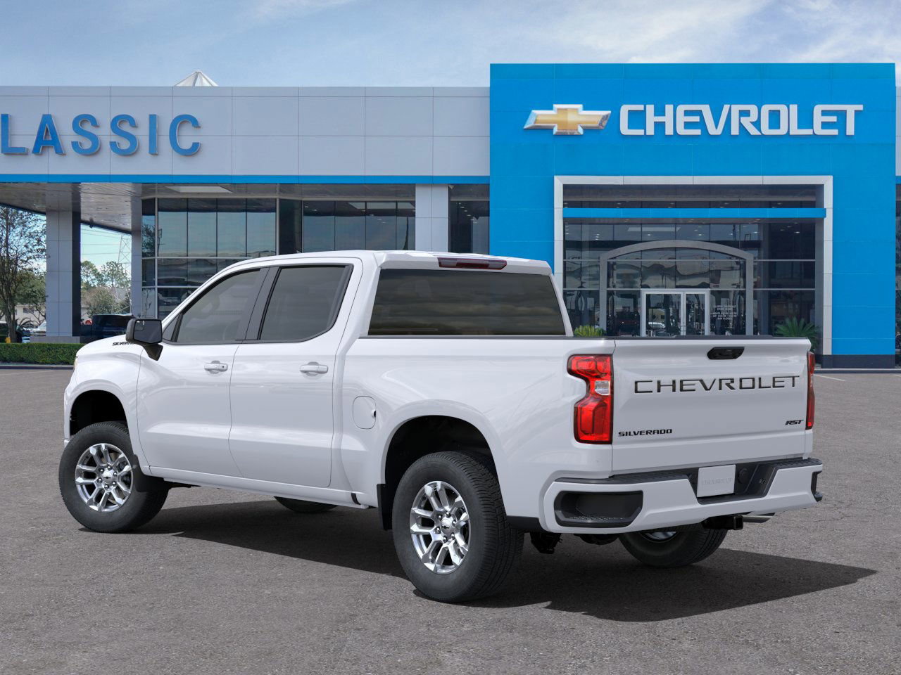 2025 Chevrolet Silverado 1500 RST White at Classic Elite Chevrolet Sugar Land