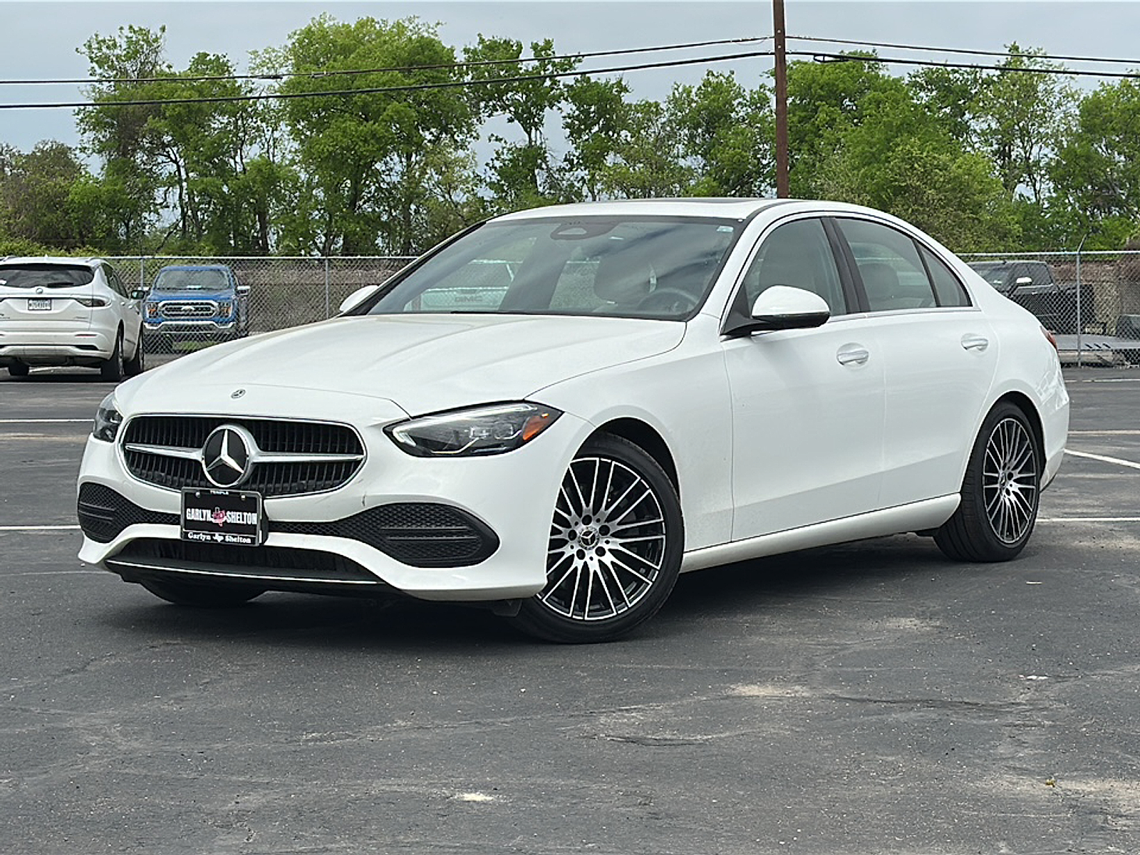 Used 2022 Polar White Mercedes-Benz C 300 image 2
