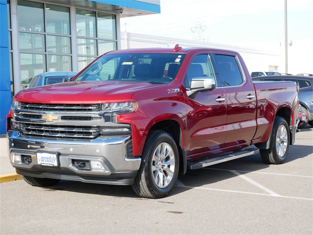 Used 2022 Chevrolet Silverado 1500 Limited LTZ with VIN 3GCUYGEL7NG208756 for sale in Roseville, Minnesota