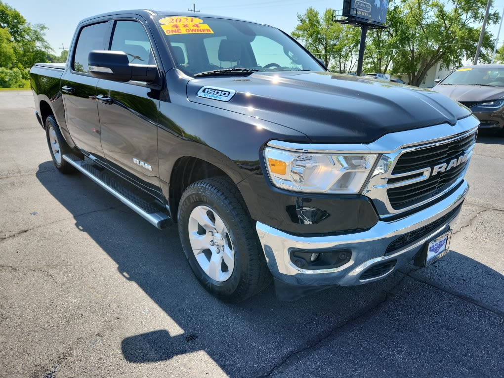 PreOwned 2021 Ram 1500 Big Horn 4×4 Crew Cab 57 Box Crew Cab Pickup in