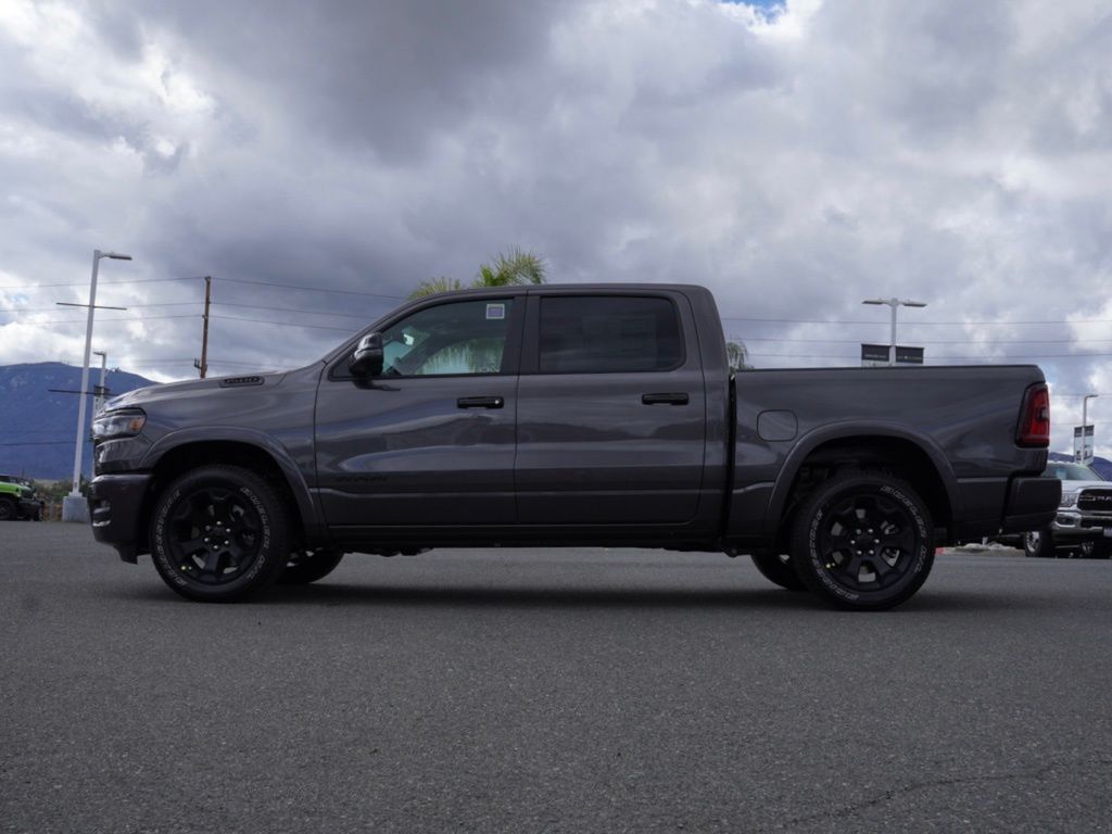 New 2026 Granite Crystal Metallic Clear-Coat Exterior Paint RAM Big Horn Night Edition image 7