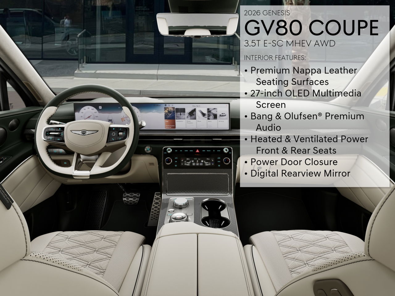 2026 Genesis GV80 Coupe 3.5T photo 13
