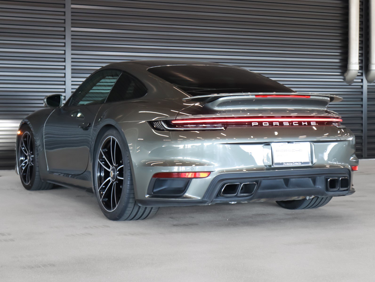 Certified Used 2022 Aventurine Grn Porsche Turbo S image 3