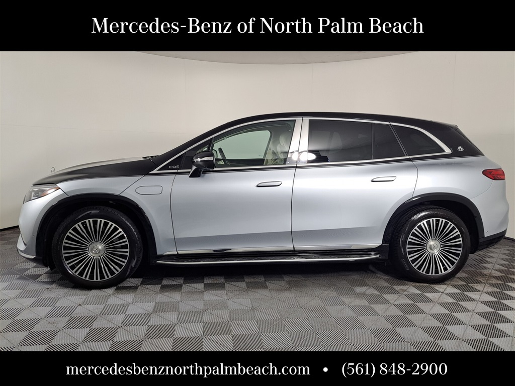 Certified 2024 Mercedes-Benz EQS SUV Base with VIN 4JGDX5FB8RA028876 for sale in Palm Beach Gardens, FL