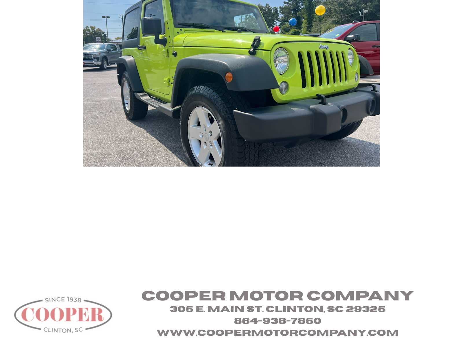 2016 Jeep Wrangler Sport S