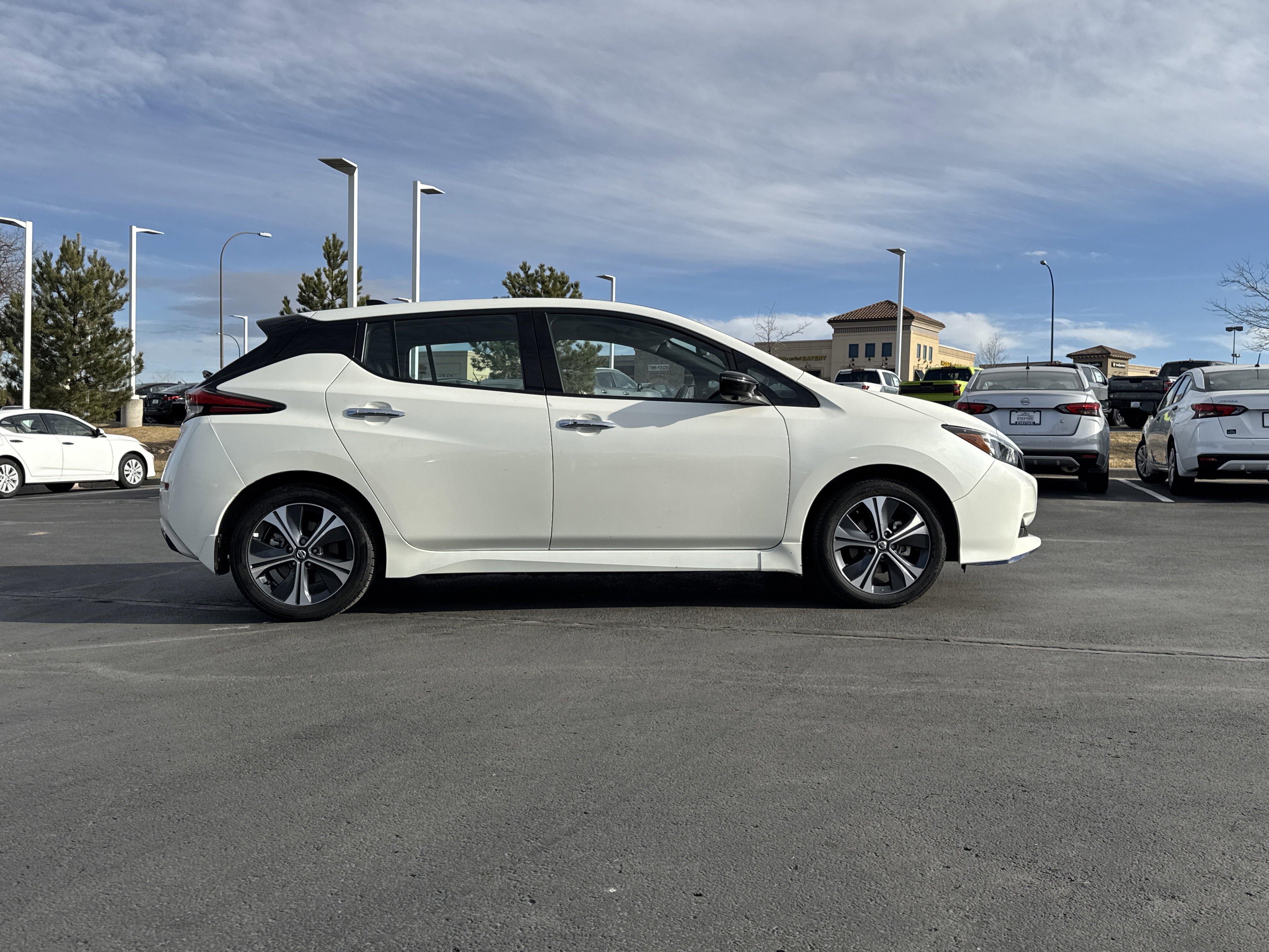 Used 2021 Nissan Leaf SL Plus with VIN 1N4BZ1DVXMC555316 for sale in Lakewood, CO