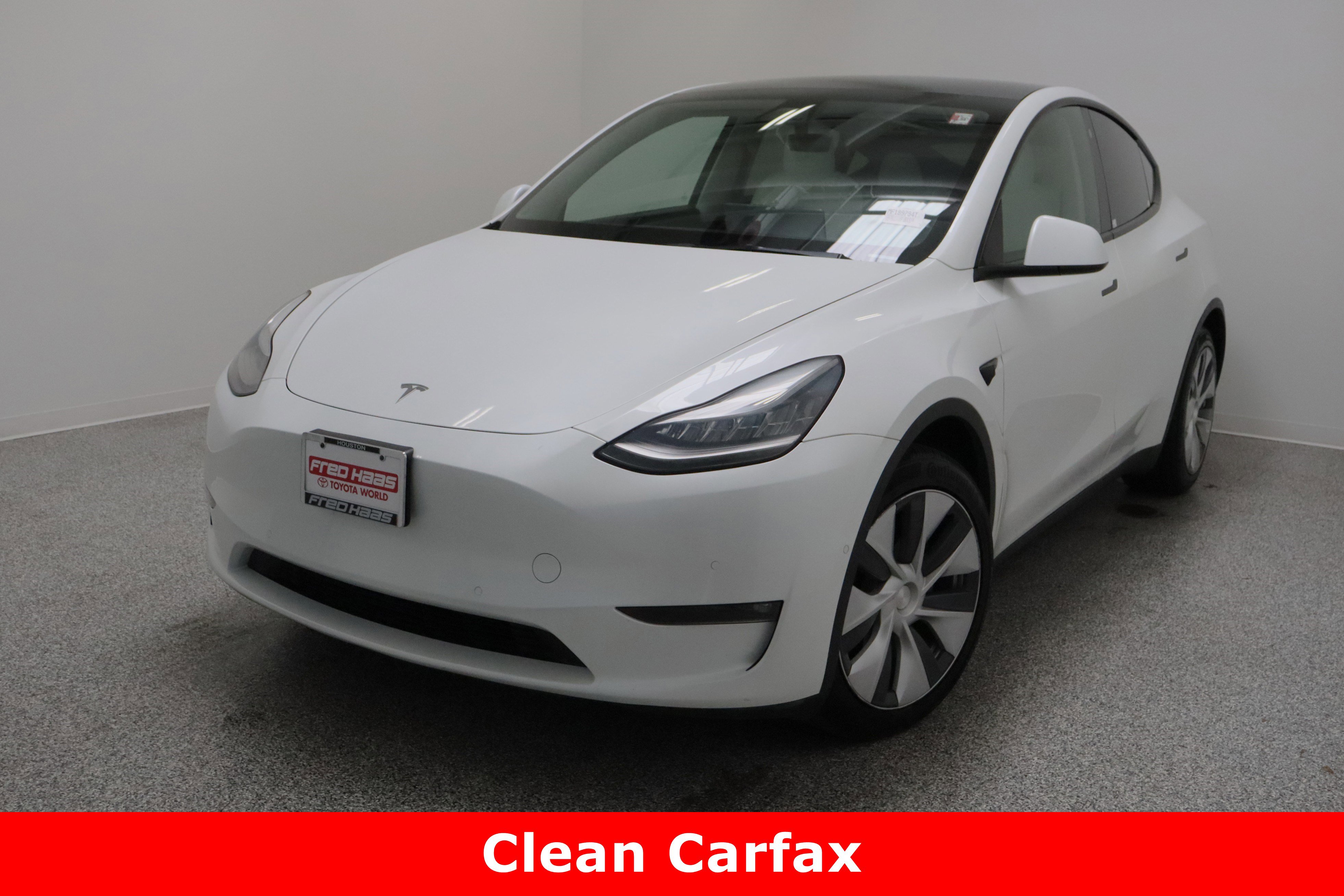 Used 2021 Tesla Model Y Long Range with VIN 5YJYGDEE2MF189784 for sale in Spring, TX