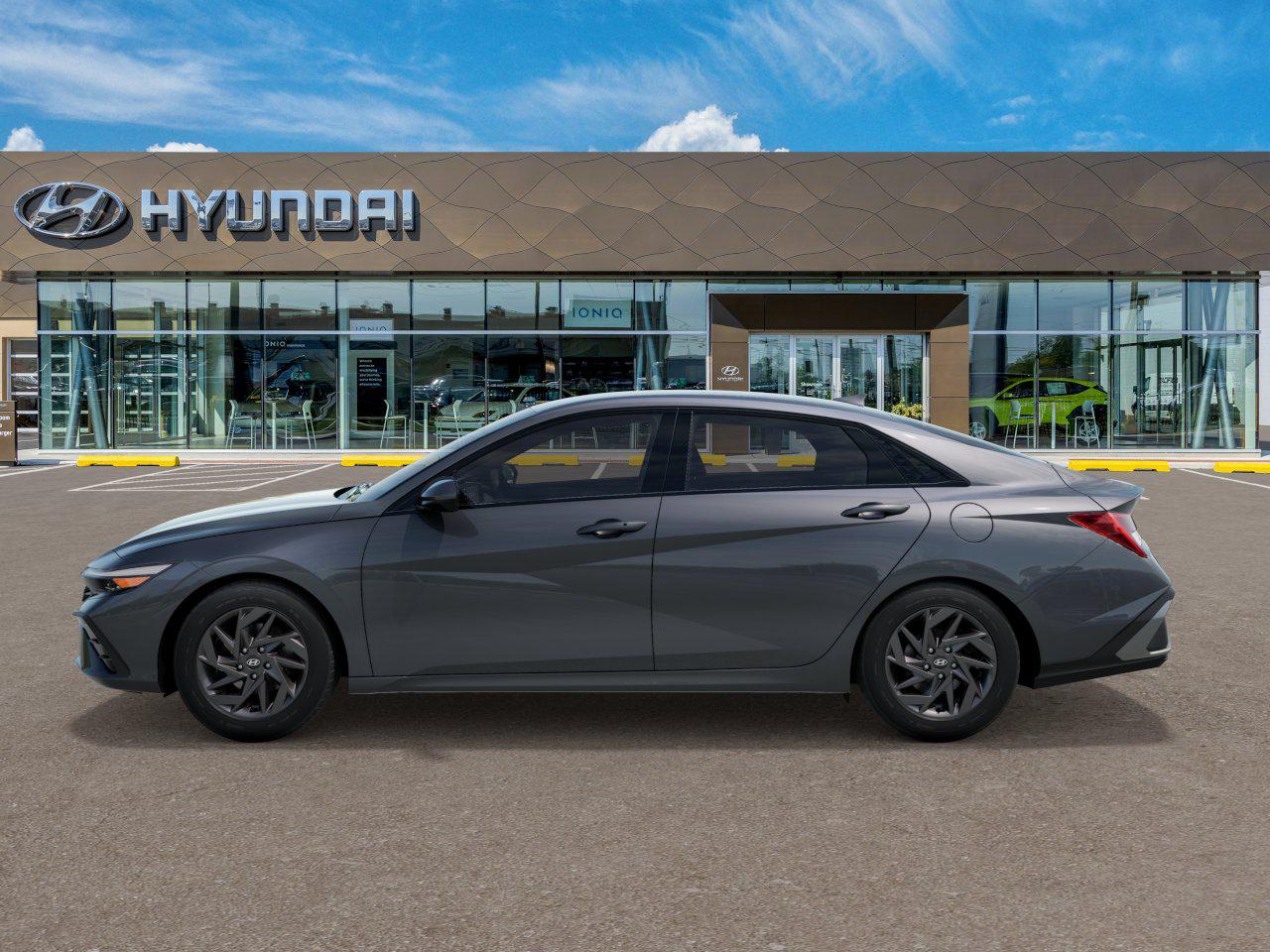 2025 Hyundai Elantra Hybrid Blue photo 3