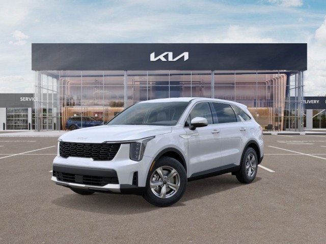 New 2025 Glacial White Pearl Kia LX image 1