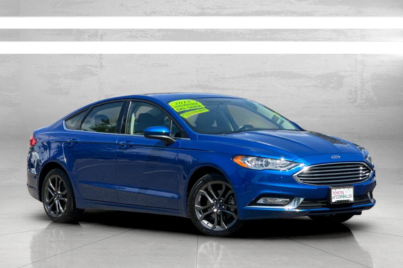 Used 2018 Ford Fusion S with VIN 3FA6P0G72JR277782 for sale in Corvallis, OR