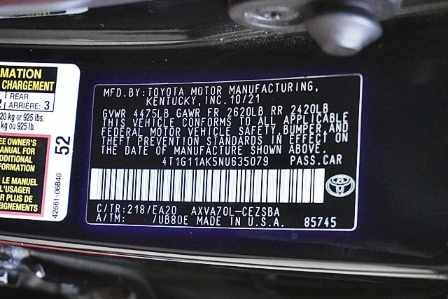 Used 2022 Black Toyota SE image 28