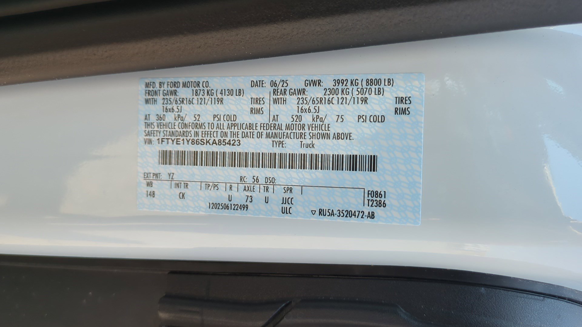 2025 Ford Transit Cargo Van photo 11