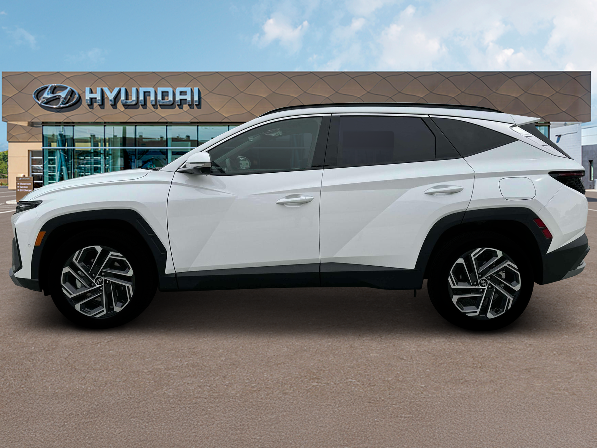 New 2025 White Hyundai Limited FWD image 3