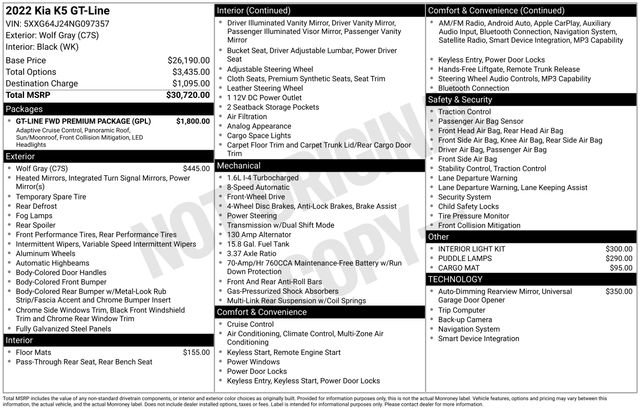 2022 Kia K5 GT-Line's photo